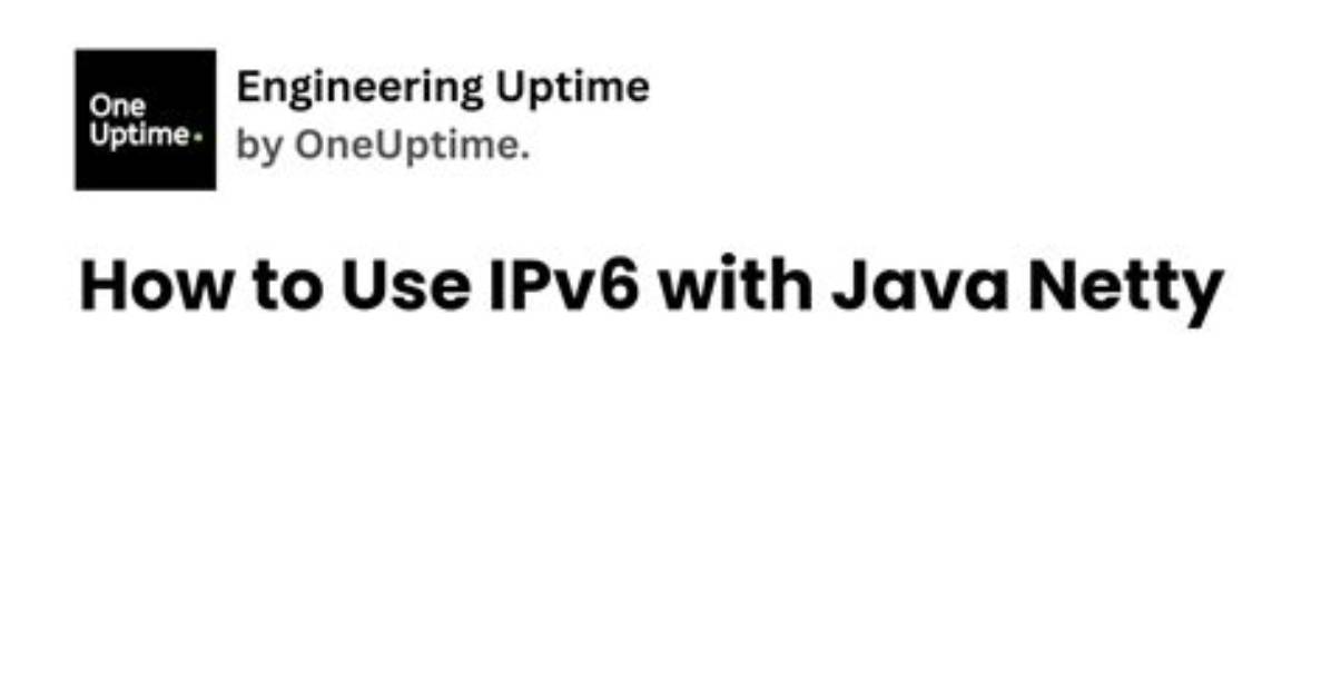 Why Use Netty Java?