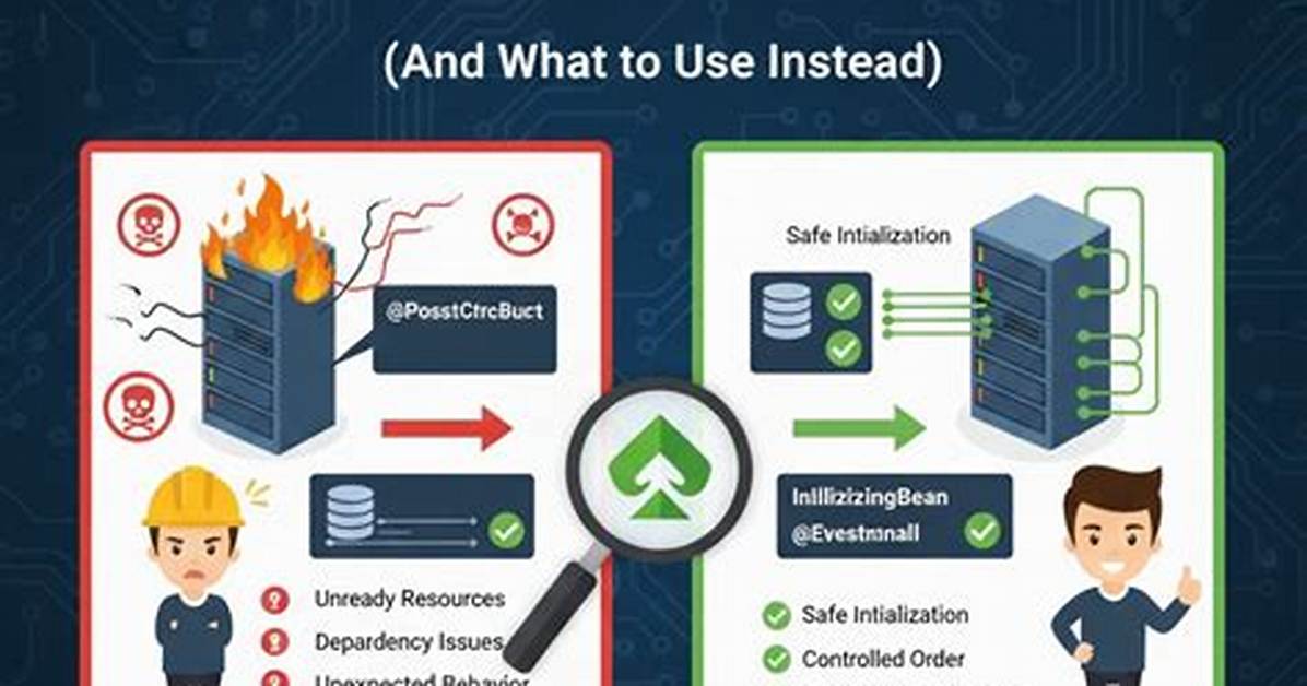 Why Use @Postconstruct?