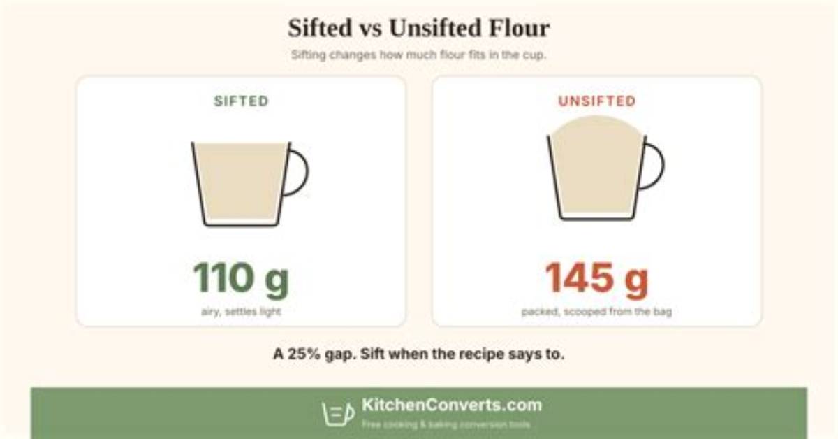 Why Use Unsifted Flour?