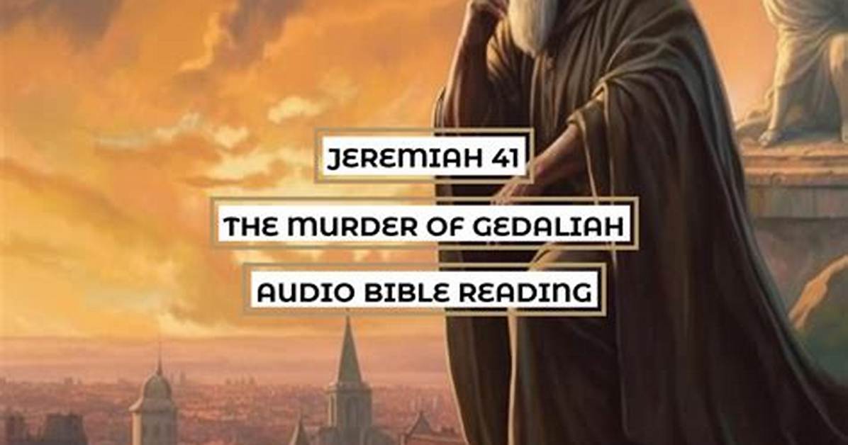 Why Was Gedaliah Killed?