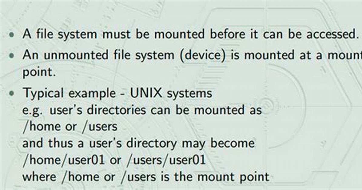 Why We Need to Mount Filesystem in Linux?
