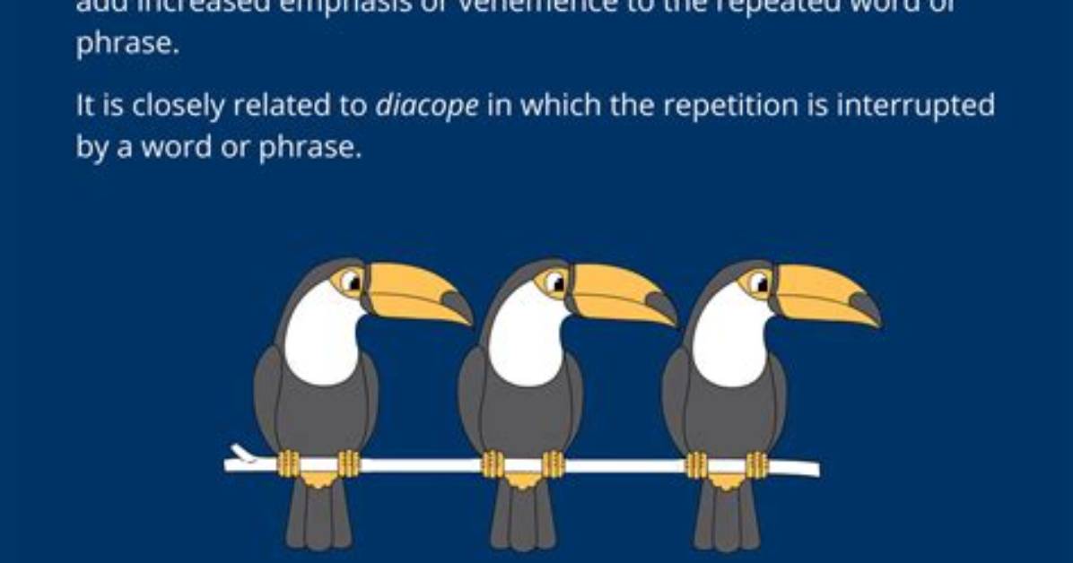 Why Would a Writer Use Epizeuxis?
