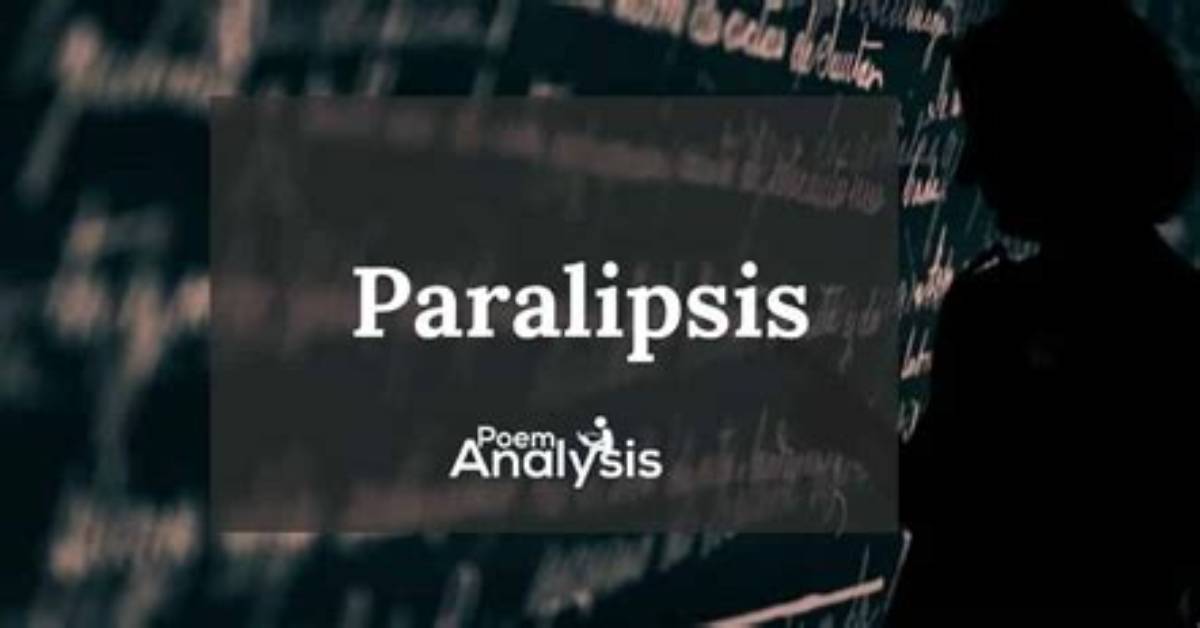 Why Would a Writer Use Paralipsis?