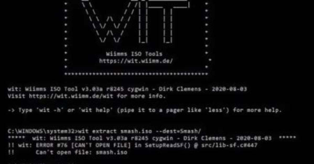 Wiimms Iso Tools - Gamebrew