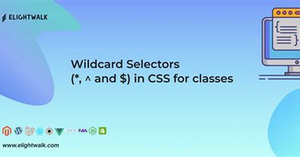 Wildcard * in Css for Classes