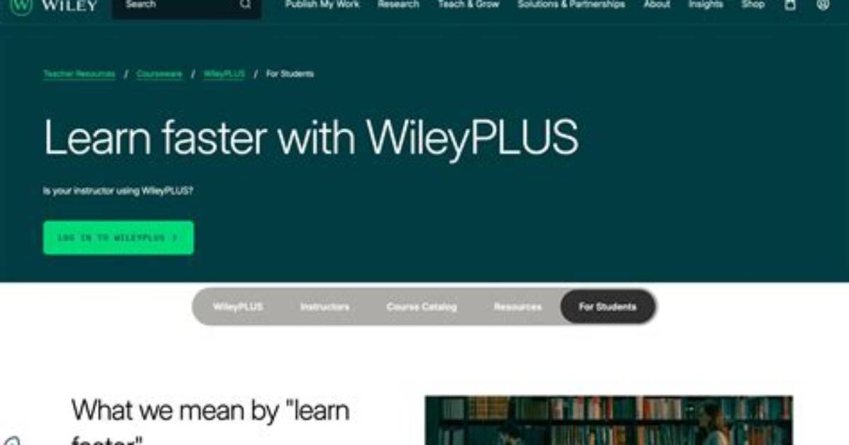 Wileyplus Coursefinder