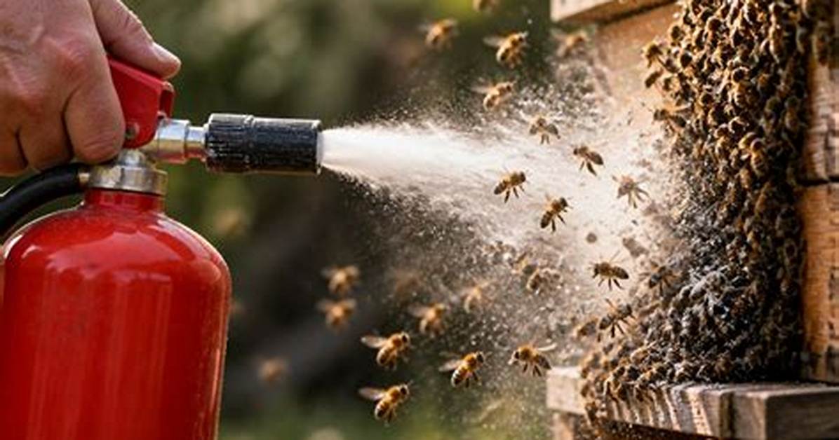Will a Fire Extinguisher Kill Bees?