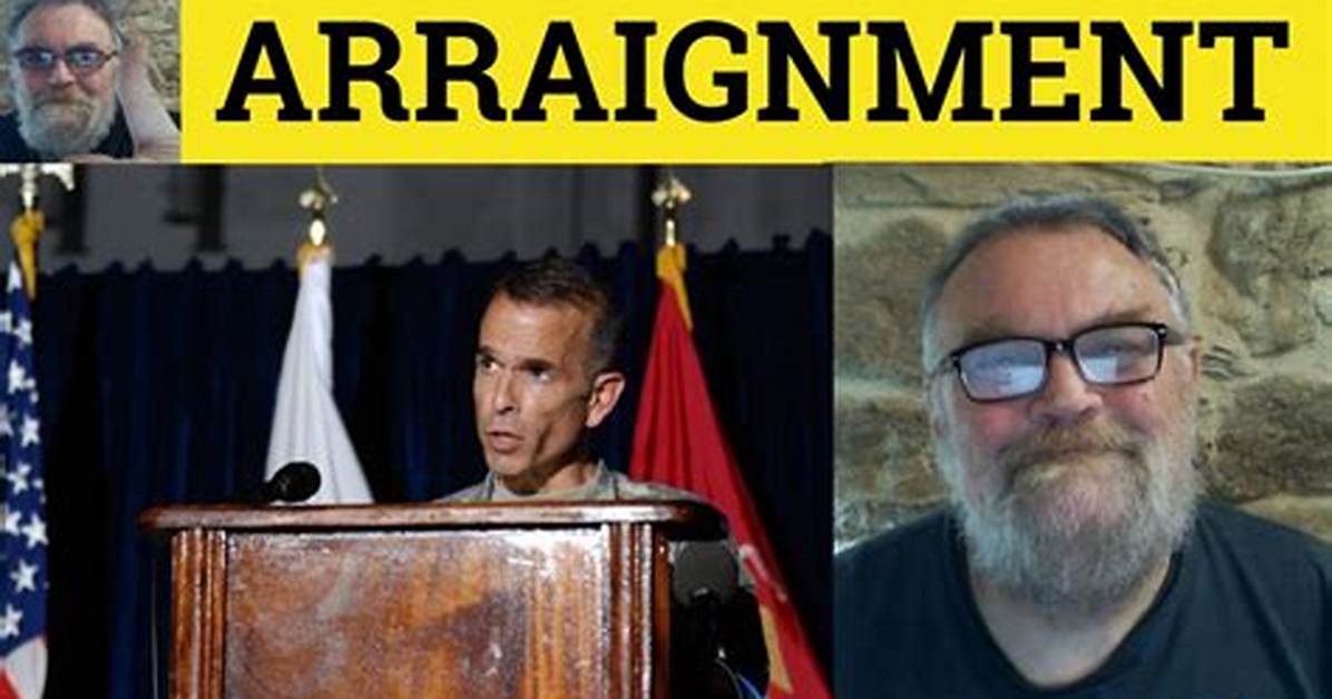 Will Be Arraigned Meaning?