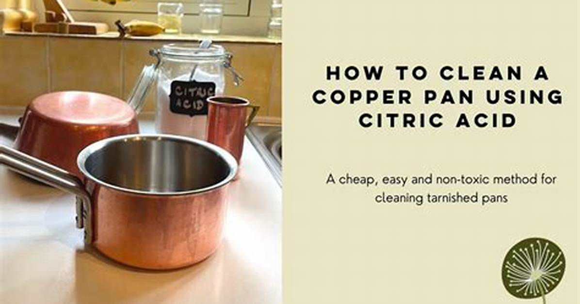 Will Citric Acid Clean Copper?