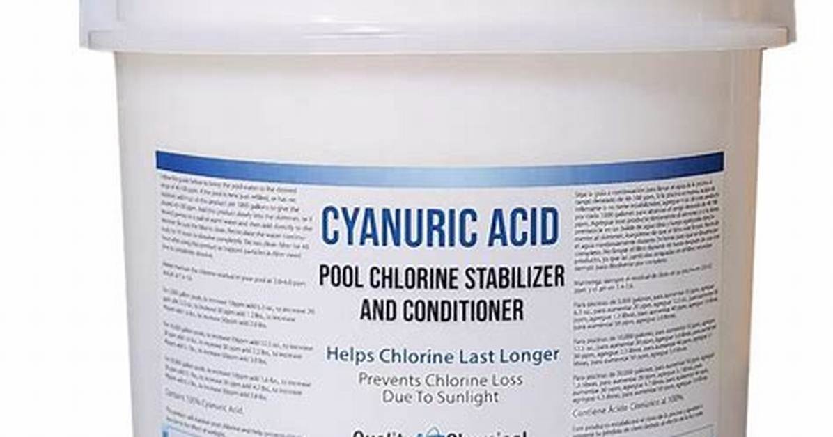 Will Cyanuric Acid Bleach Pool Liner?