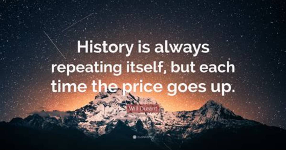 Will History Repeating Itself?