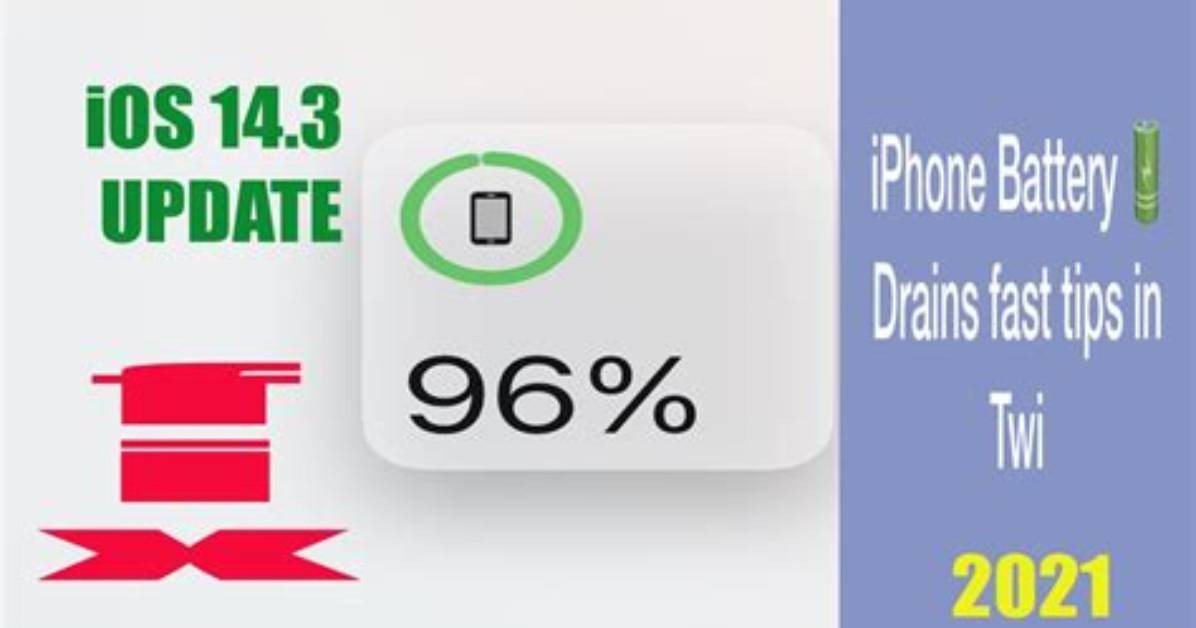 Will iOS 14 3 Fix Battery Drain?