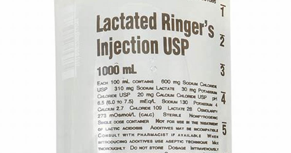 Will Lactated Ringers Increase Blood Sugar?