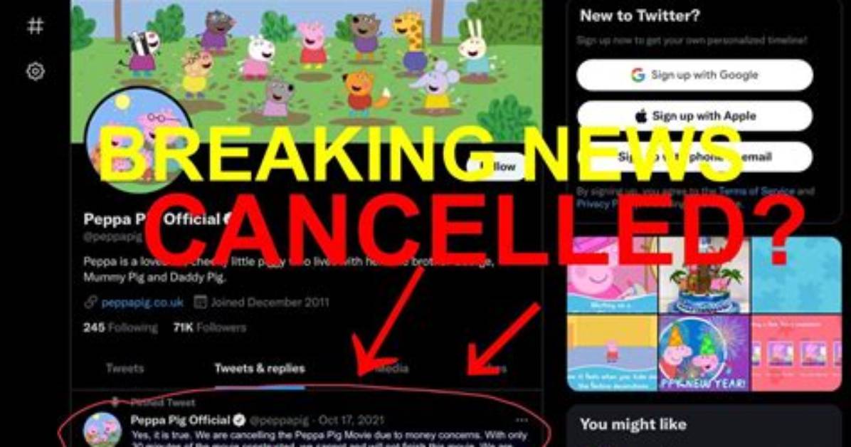 Will Peppa Pig Be Cancelled?