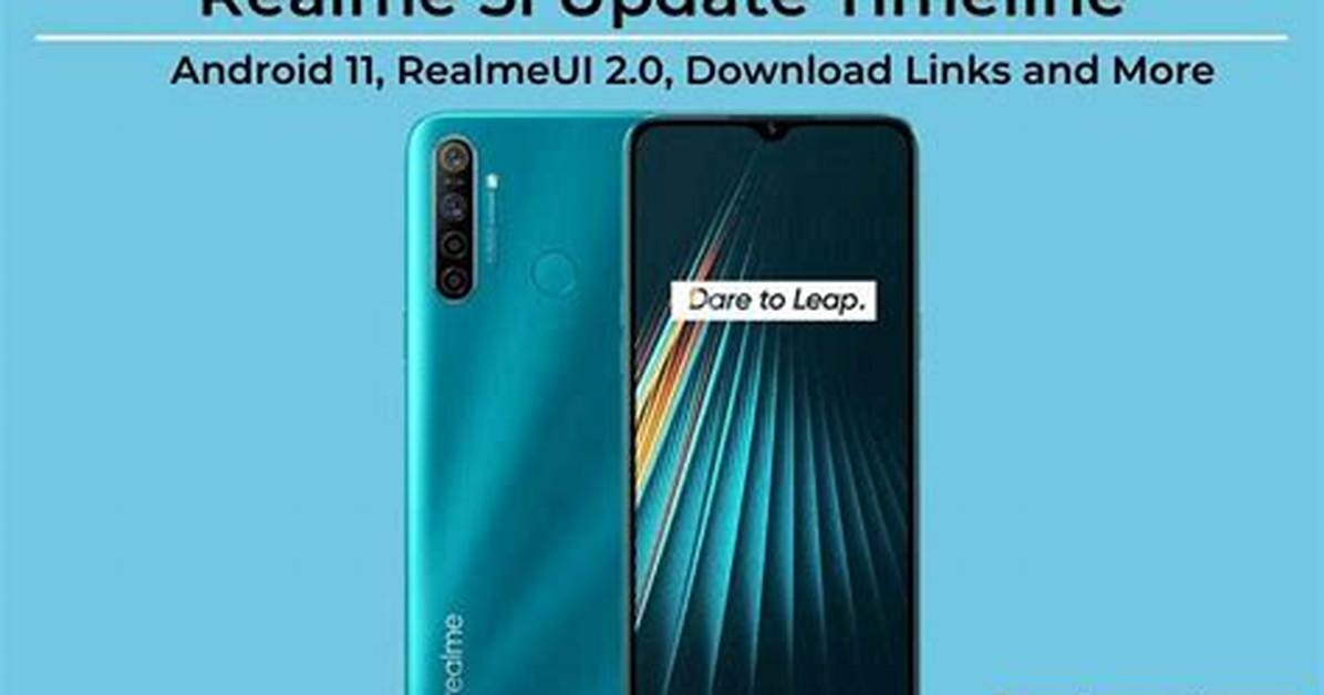 Will Realme 5I Get Android 11?