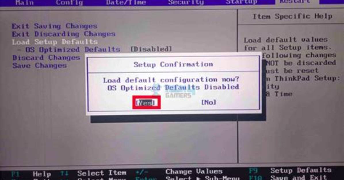 Will Resetting Bios Affect Windows?