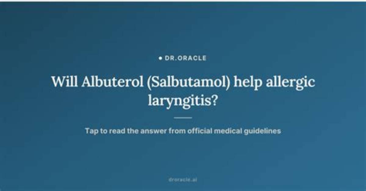 Will Salbutamol Help Covid?