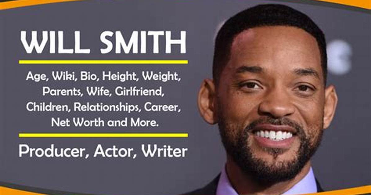 Will Smith Wiki, Biography, Age, Career
