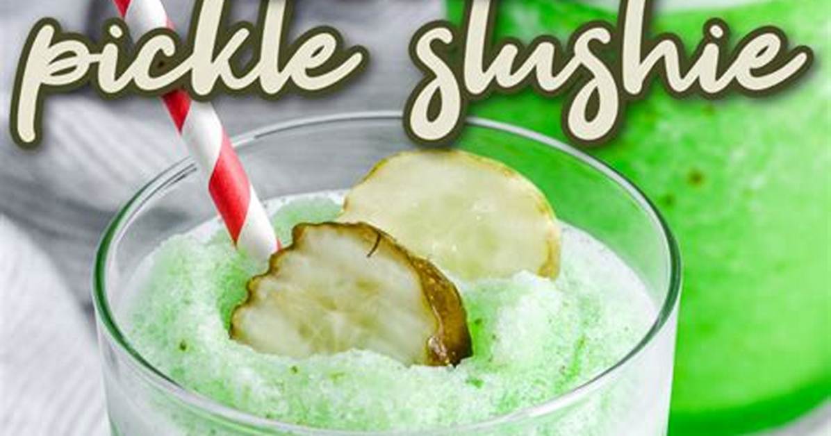Will Sonic Bring Back Pickle Slush?