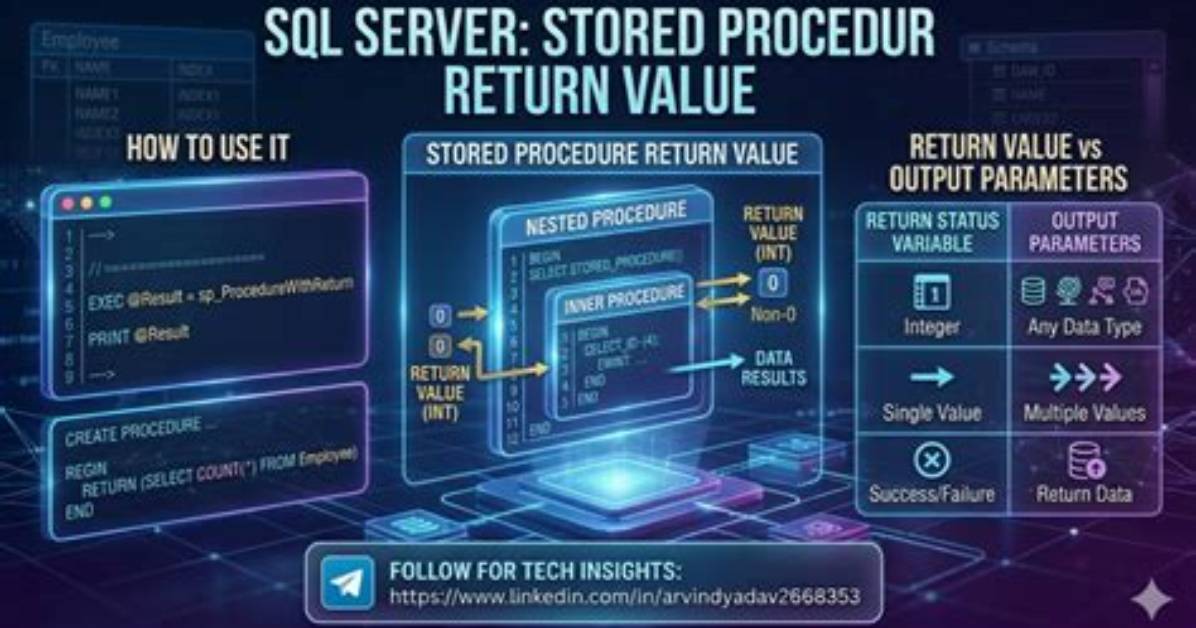 Will Stored Procedure Return Value?