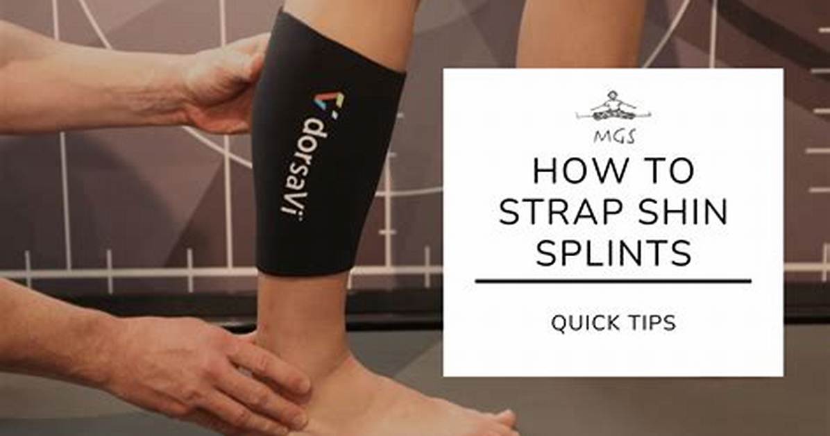 Will Strapping Help with Shin Splints?