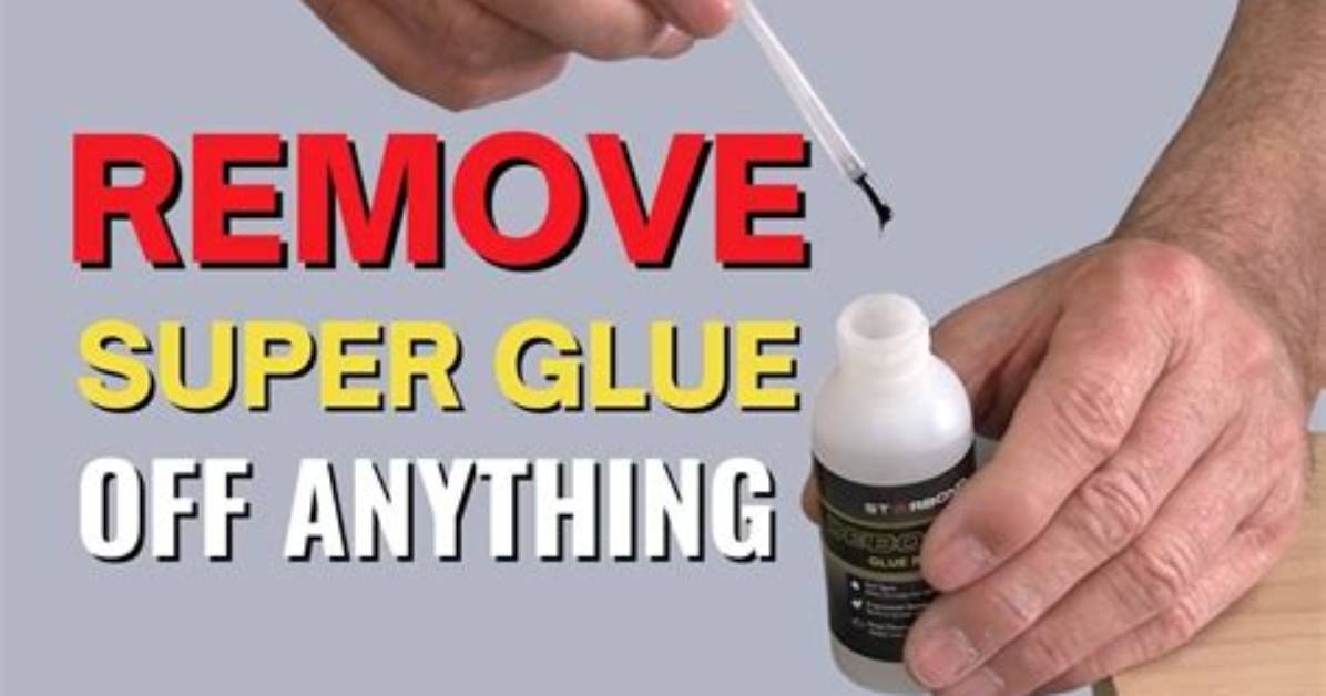 Will Turps Remove Glue?
