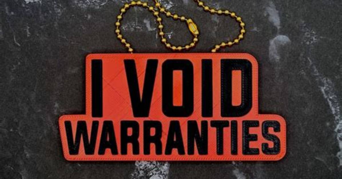Will Void All Warranties?