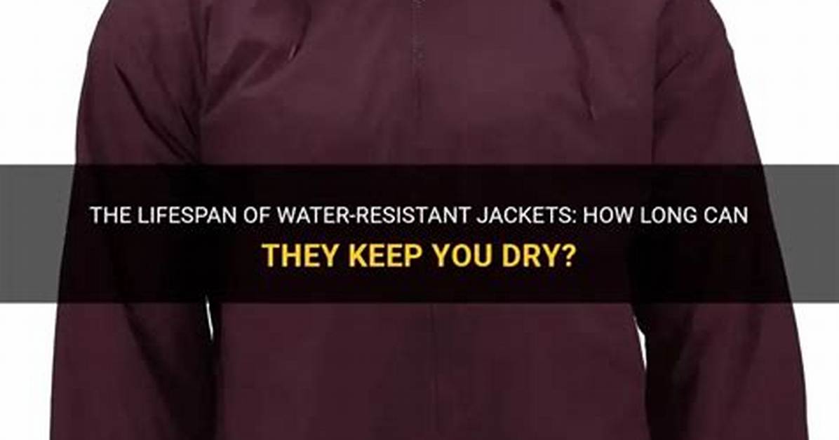 Will Water Resistant Keep You Dry?