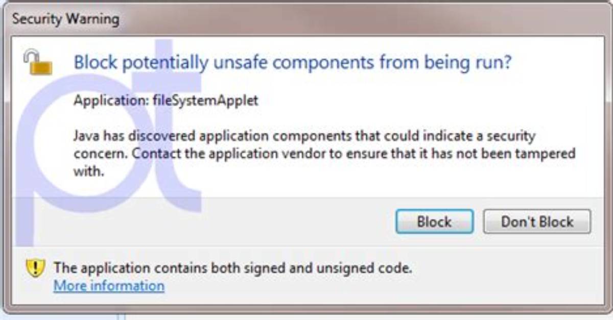 Win32/Codeode. a Potentially Unsafe