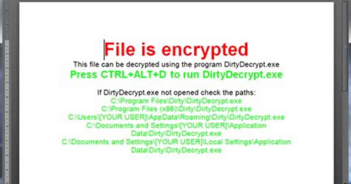 Win32/Filecoder. Btcware. I