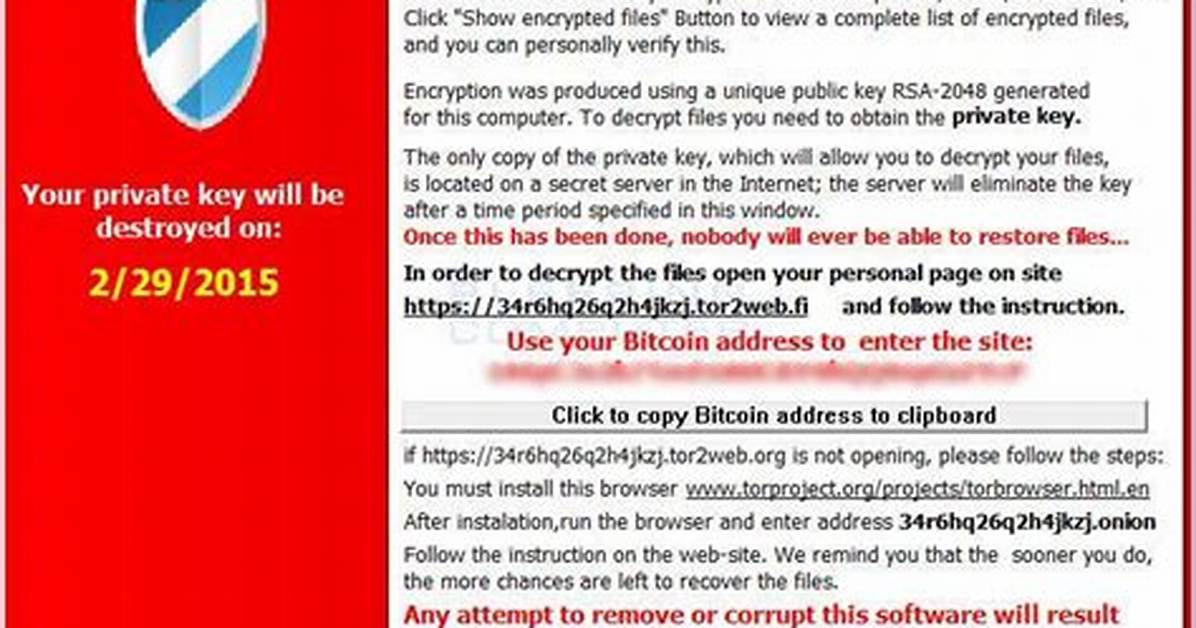 Win32/Filecoder. Cryptowall. F