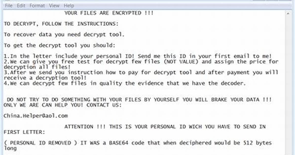Win32/Filecoder. Maoloa. C