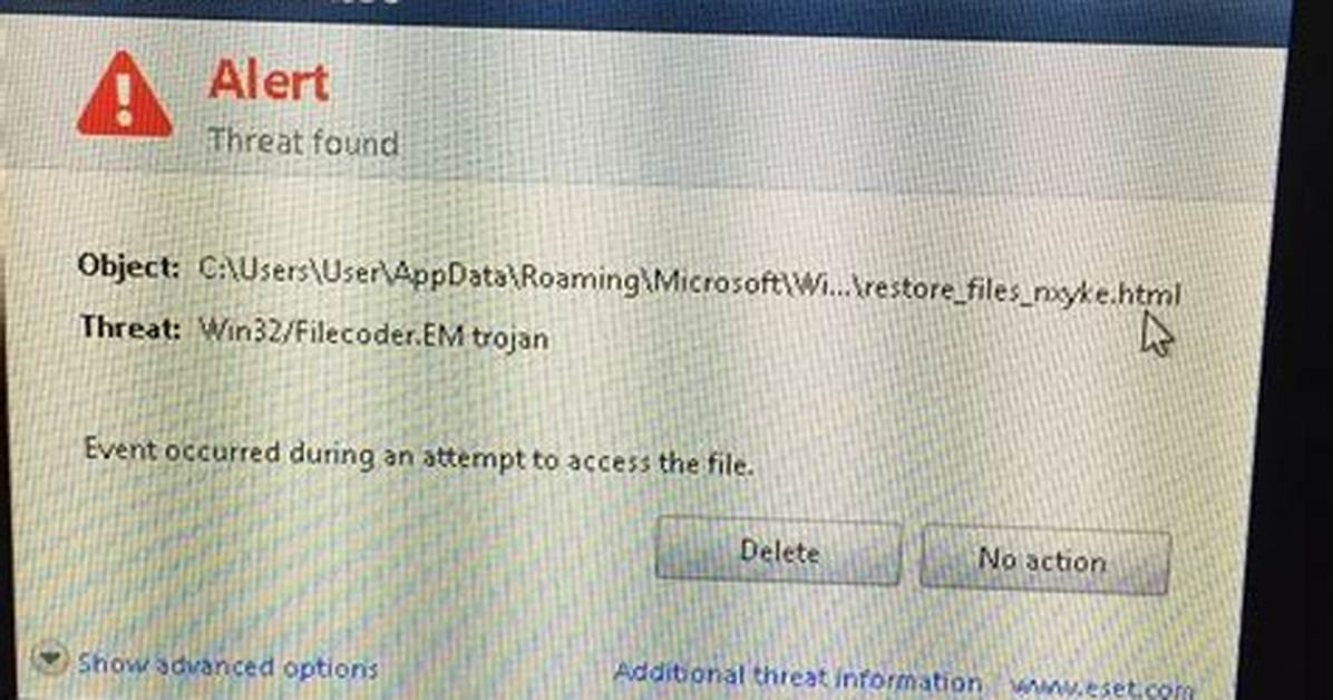 Win32/Filecoder. Netwalker. A