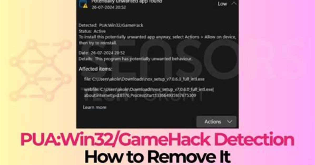 Win32/Riskware. Gamehack. Ci