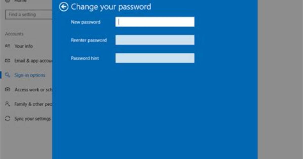 Windows 10 Asking for Password When There Is None?