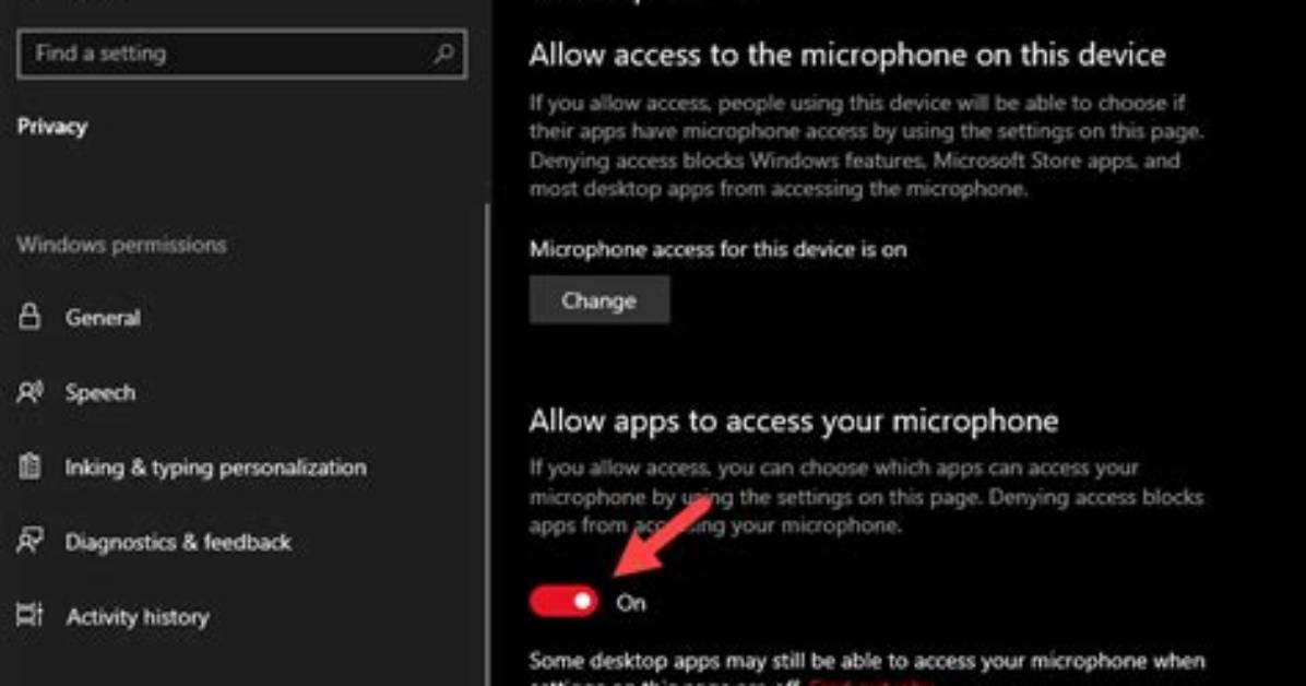 Windows 10 Built-in Microphone Not Detected