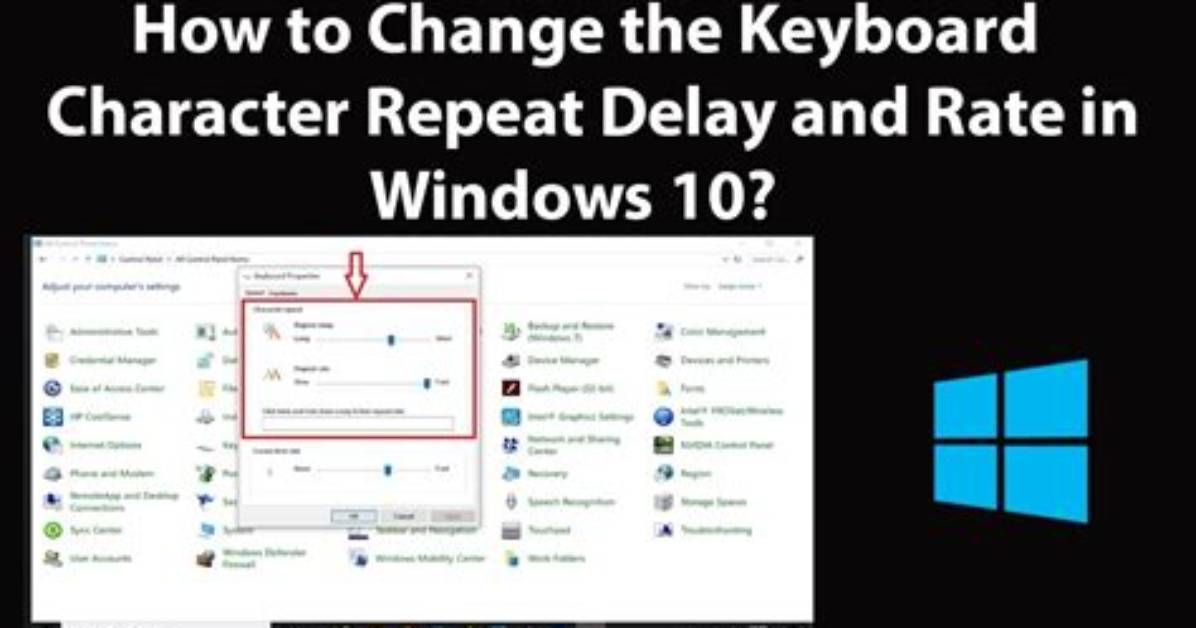 Windows 10 Keyboard Repeat Rate/Delay Keeps Changing