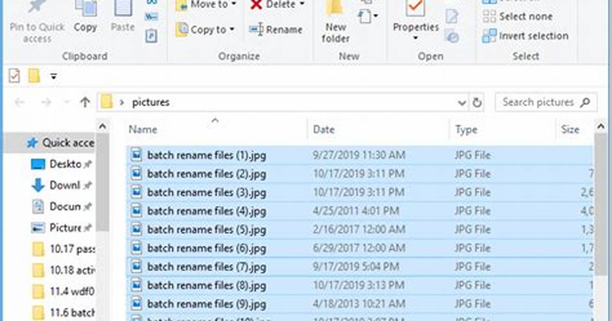 Windows Batch File Rename