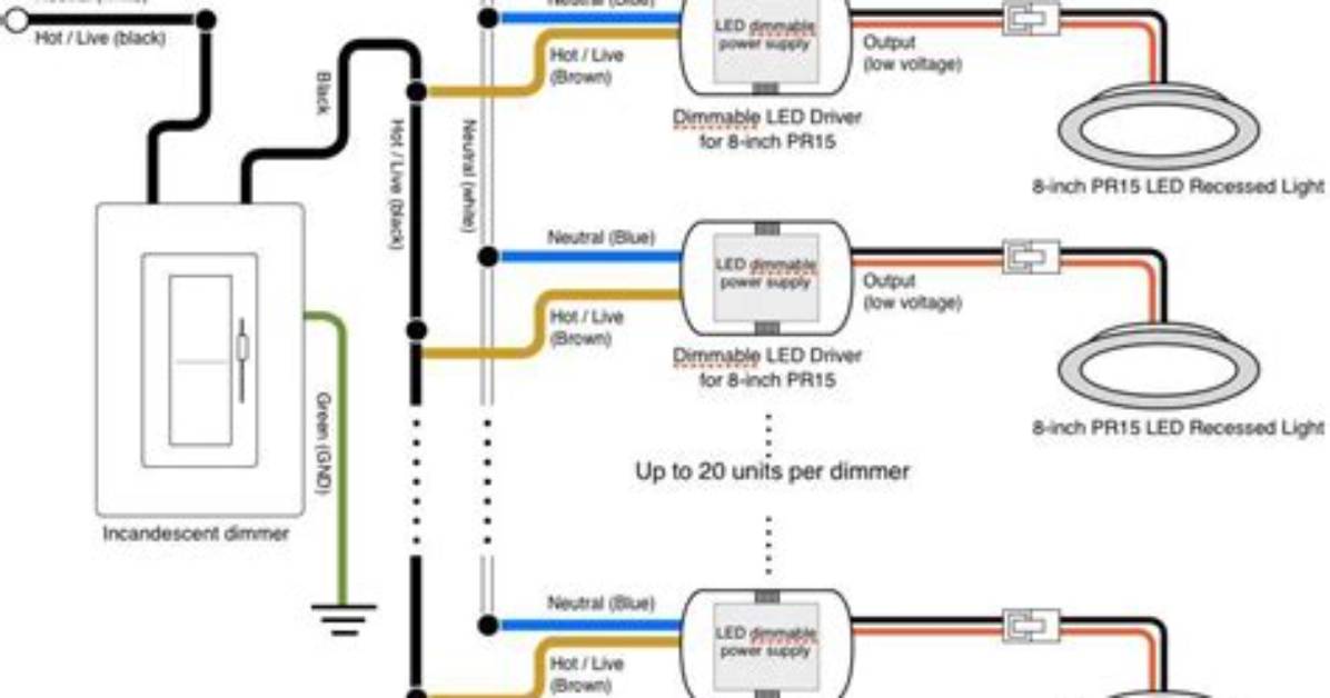 Wiring Recessed Lights in Parallel Diagram