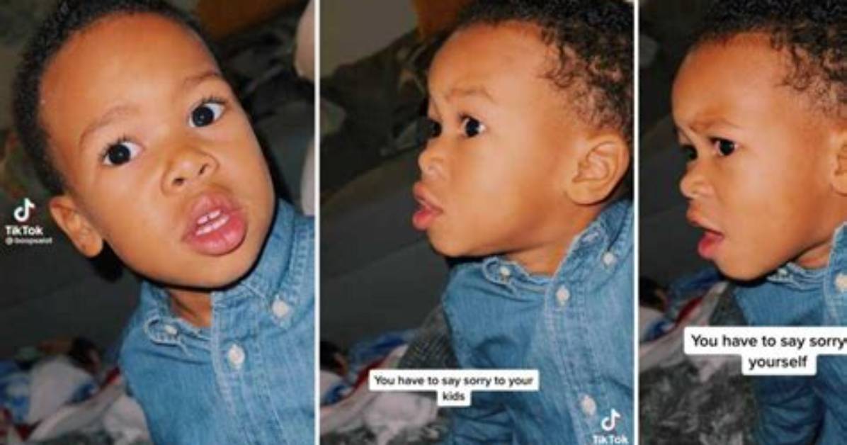 Wise Little Boy Teaches Parents and Social Media a Lesson About Humanity: “You Have to Say Sorry to Yourself”