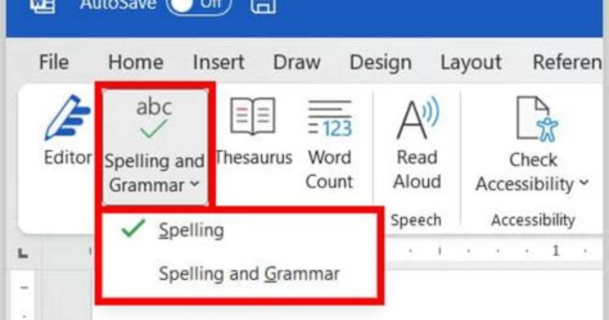 Word 2016 - Check Spelling Without Checking Grammar