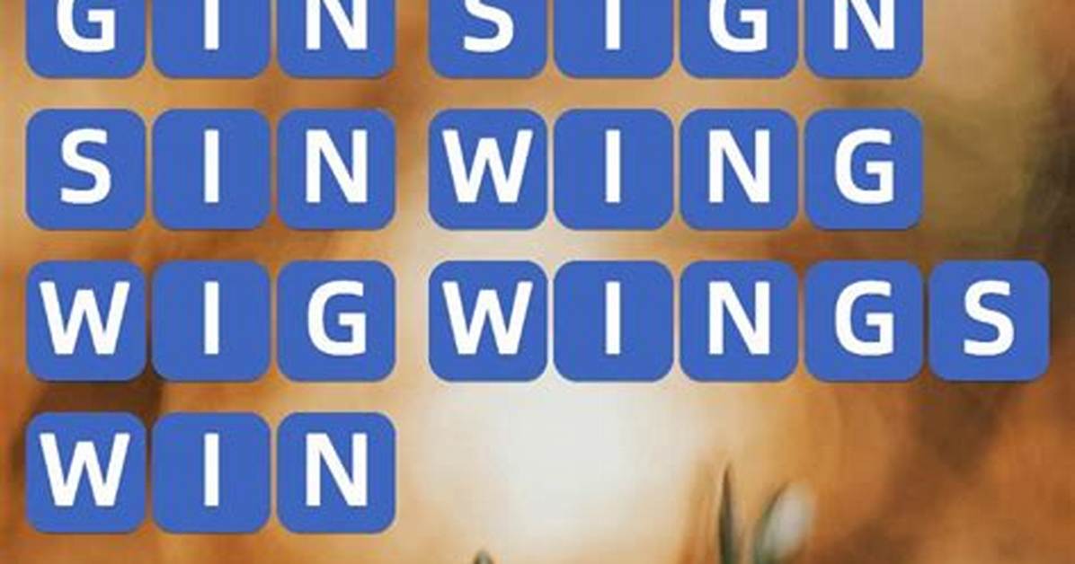 Word Serene Guess Level 129 Answers