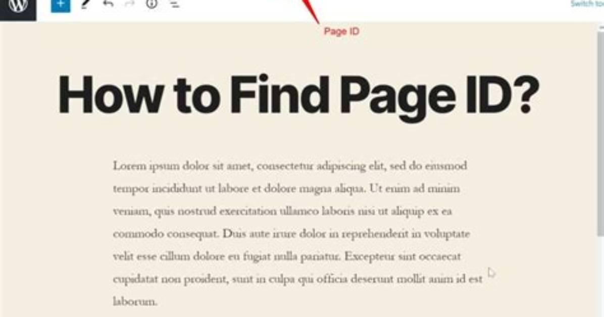 Wordpress Get the Page Id Outside the Loop