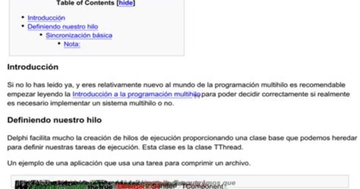 Working with Delphi Tthread