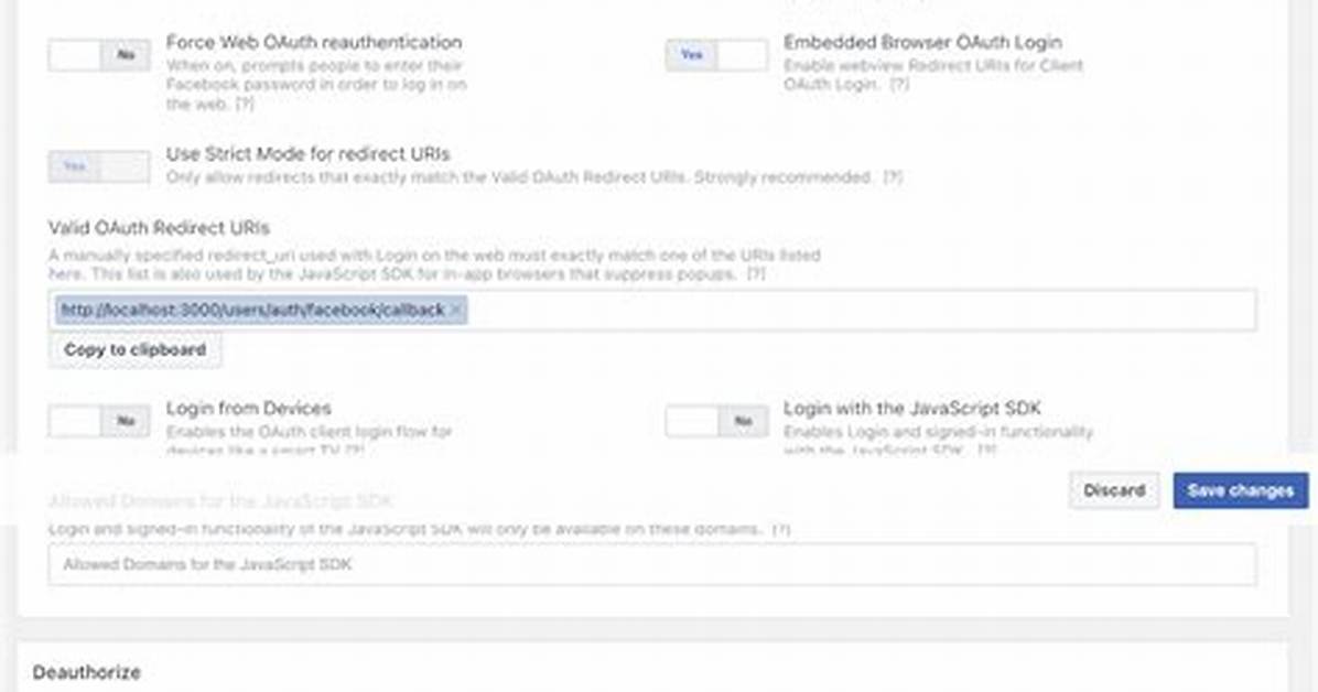 Working with Facebook Login from Localhost