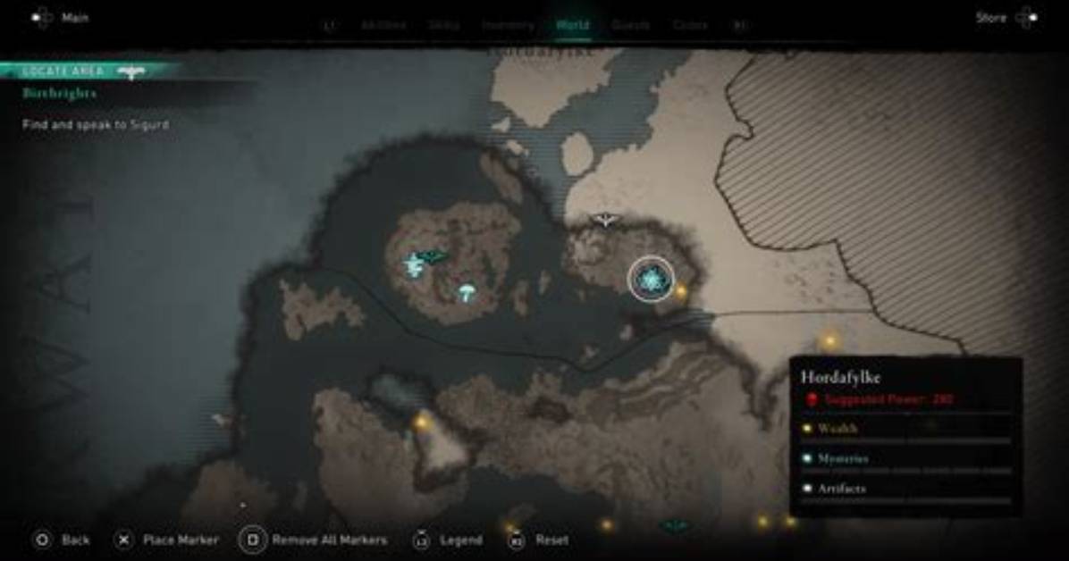 World Events, Hordafylke, Assassin's Creed Valhalla Points of Interest
