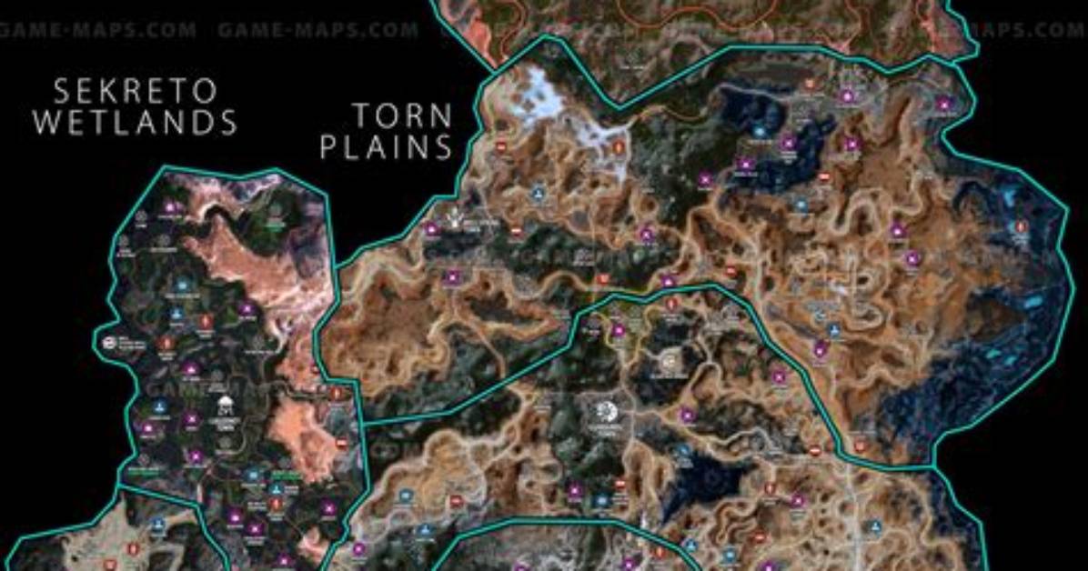 World Map, Rage 2 Map