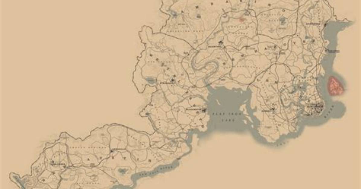 World Map, Red Dead Redemption 2 Map