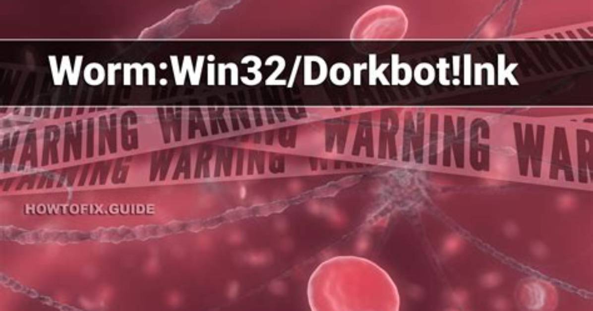 Worm: Win32/Dorkbot. A