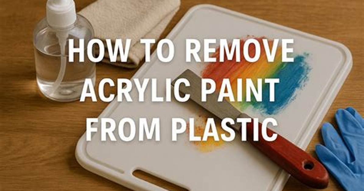 Would Acrylic Paint Work on Plastic?